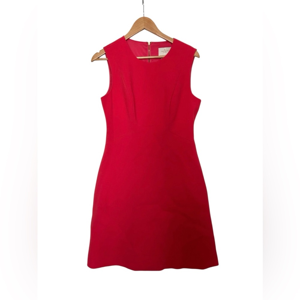 Kate Spade Coral Red Fit and Flare Style Dress - Size 8